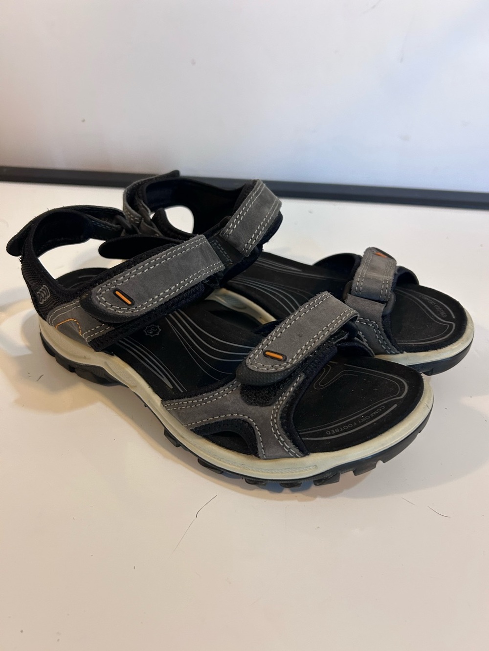 ECCO Yucatan Women's OffRoad Grey Sport Hiking Sandals EU 36 Size 6